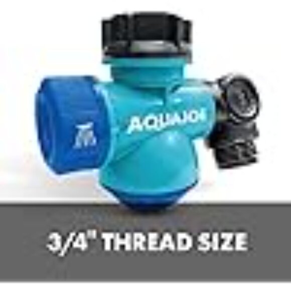 Aqua Joe Multi-Function Outdoor Faucet and Garden Hose Tap Connector 2 pack - Picture 9 of 12